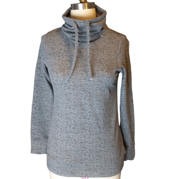 Stoic Funnel Neck Gray Long Sleeve Top Women's Size Small. - Picture 1 of 5